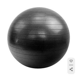 Black Exercise Ball